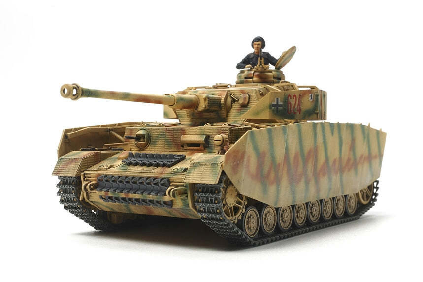 German Tank Panzerkampfwagon IV Ausf.H Late Prodution 1/48 - Tamiya Scale Model Kit - Image 2