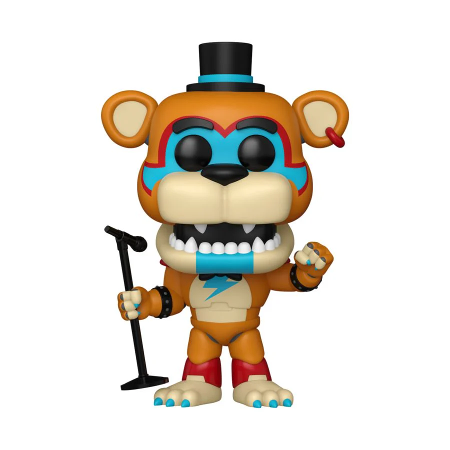 Glamrock Freddy #1202 Five Nights at Freddy's Pop! Vinyl - Image 2