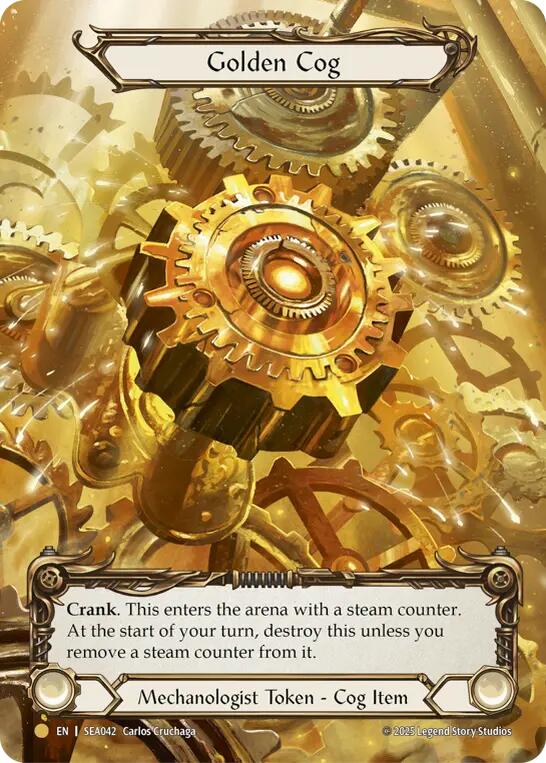 Golden Cog (Marvel) [SEA042] (High Seas)  Rainbow Foil - Image 2