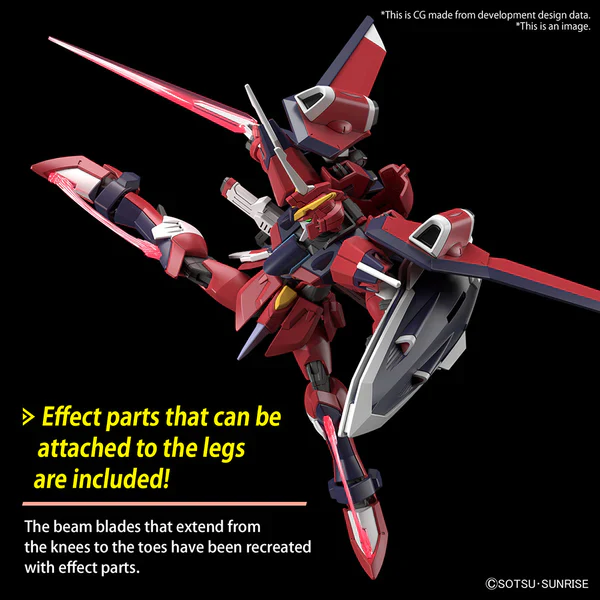 Gundam: High Grade Cosmic Era 1/144 Immortal Justice Gundam - Image 7