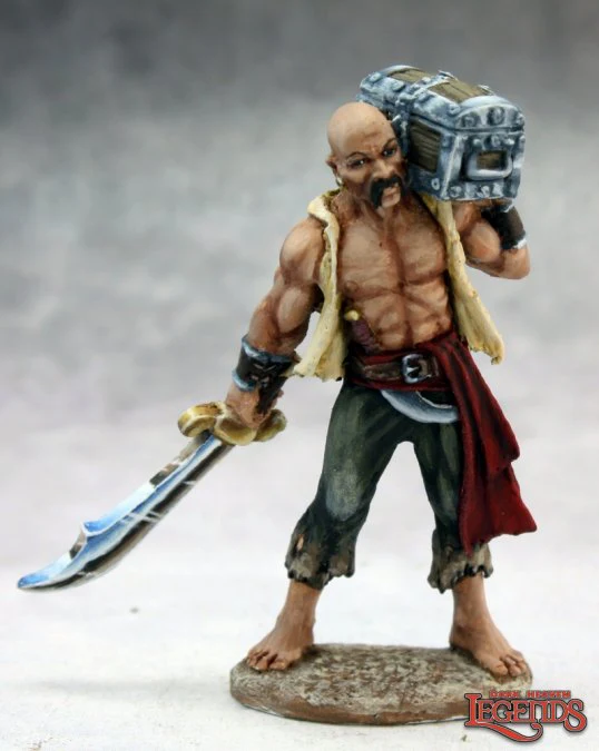 Hajad, Torgan Pirate with Loot