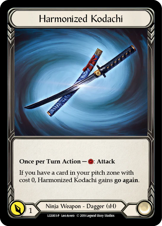 Harmonized Kodachi [LGS003-P] (Promo)  1st Edition Cold Foil