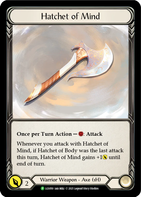 Hatchet of Mind [LGS050] (Promo)  Cold Foil