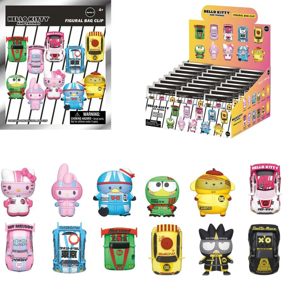 Hello Kitty - 3D PVC Bag Clips (Series 3) Blind Bags - Image 3