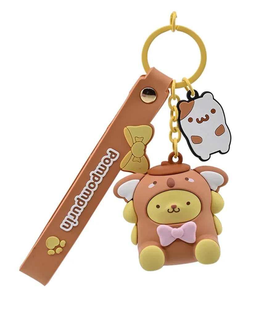 HELLO KITTY - Keychain w/hand strap - Animals (Yellow) - Image 2