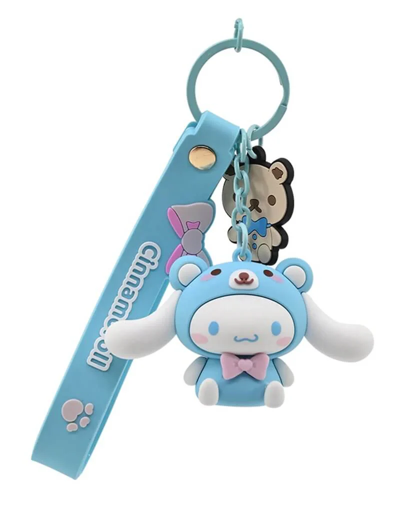 HELLO KITTY - Keychain w/hand strap - Animals (Blue) - Image 2