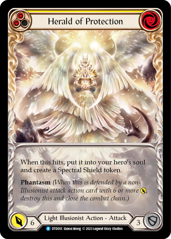 Herald of Protection (Yellow) [DTD015] (Dusk Till Dawn)