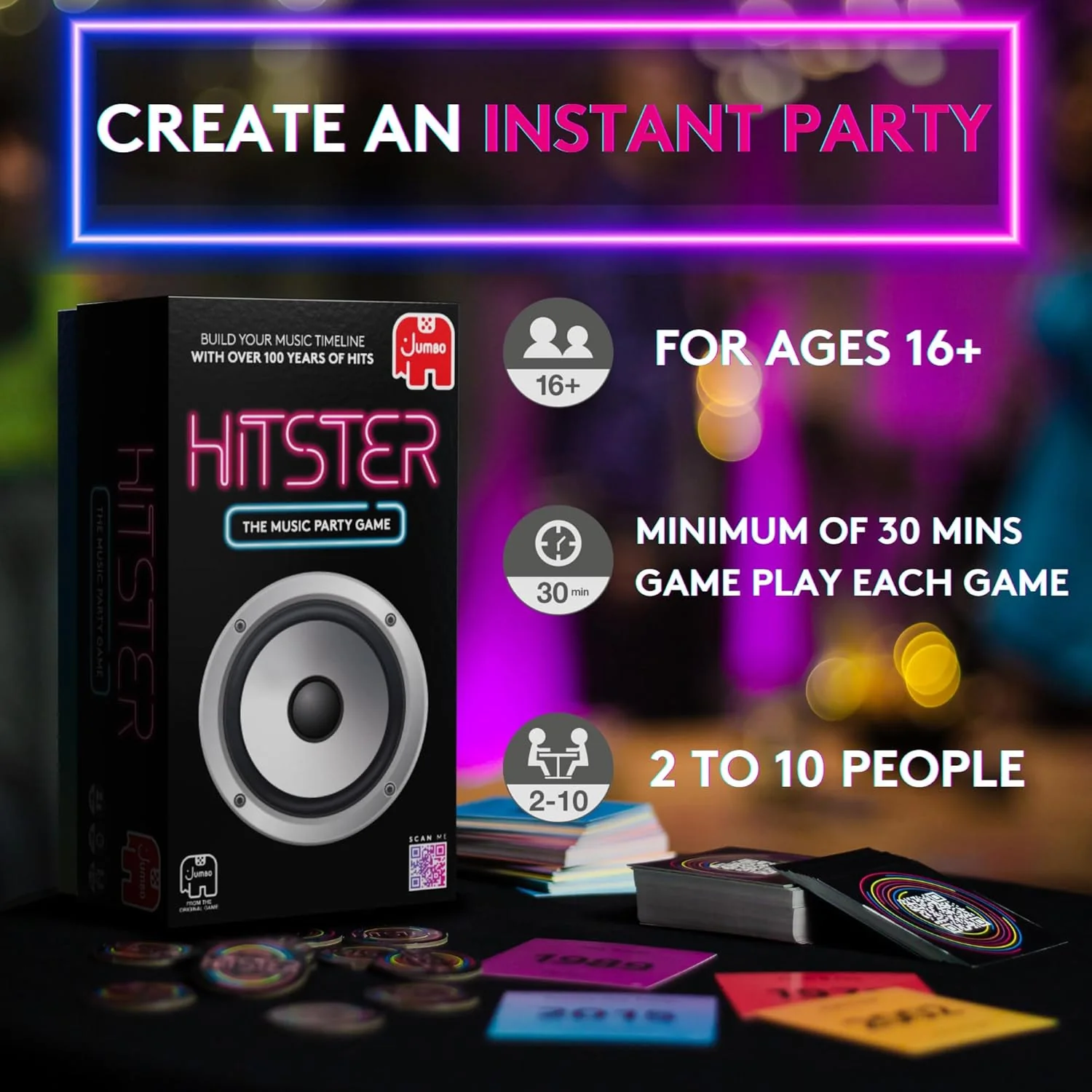 Hitster The Music Card Game - Image 2