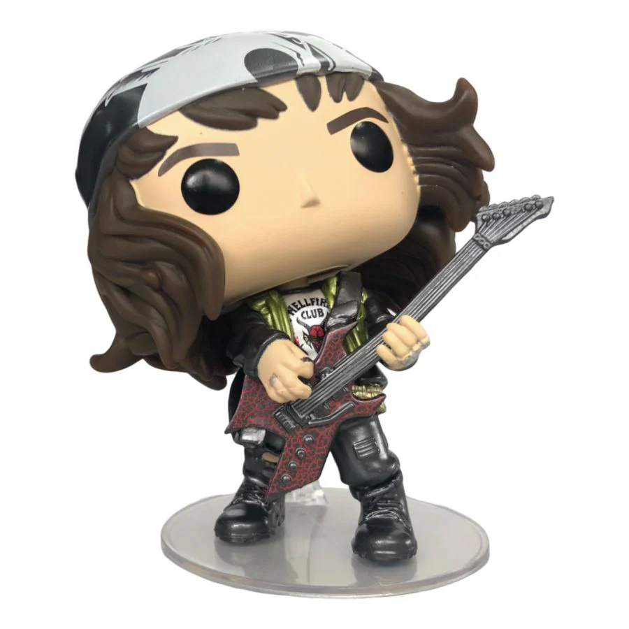 Hunter Eddie with Guitar #1462 Stranger Things Metallic Pop! Vinyl - Image 2