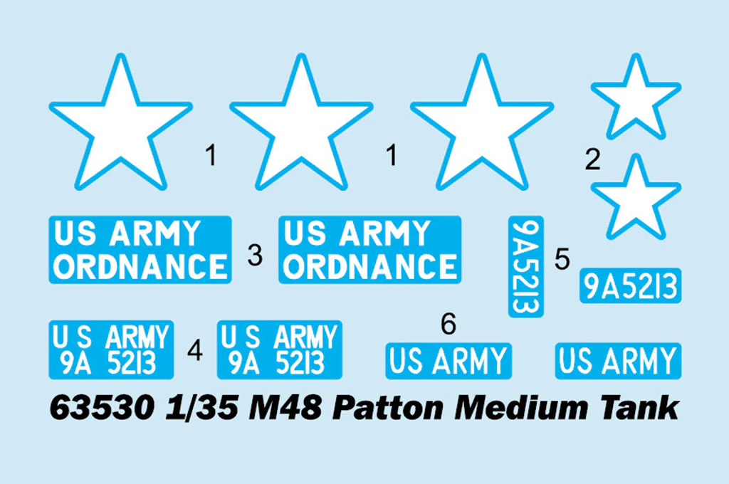 I Love Kit 1/35 M48 MBT Plastic Model Kit - Image 3