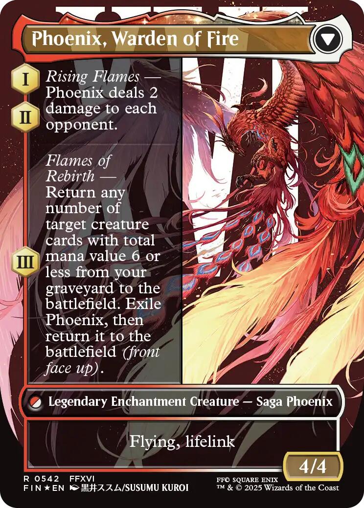 Joshua, Phoenix's Dominant (Borderless) (Surge Foil) [FINAL FANTASY] - Image 2