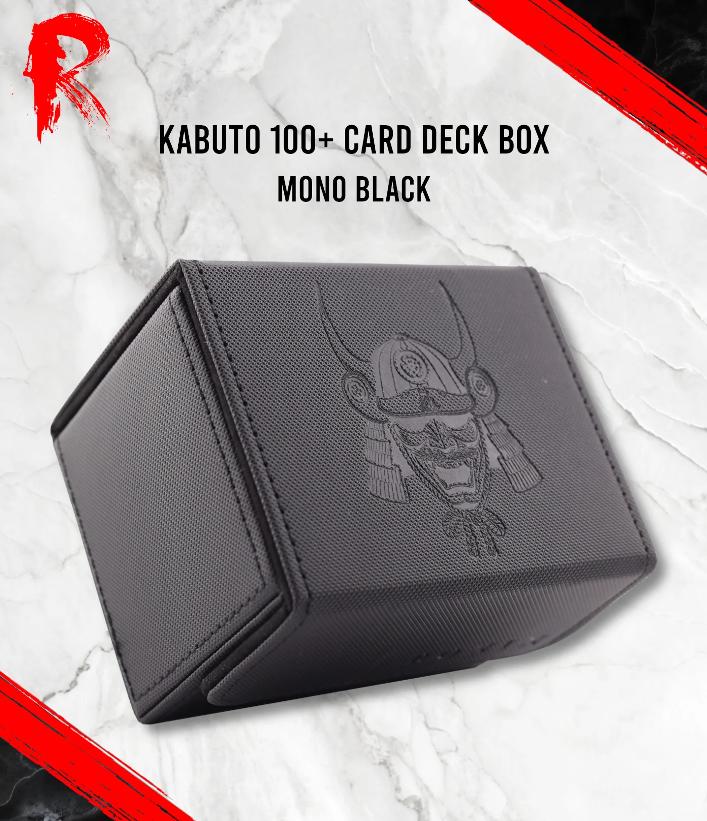 Kabuto 100+ Card Deck Box - Mono Black - Image 3