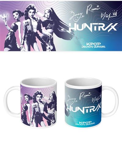 K-Pop Demon Hunters - Huntrix - White Mug