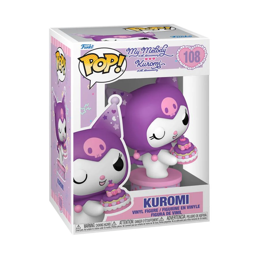 Kuromi with Present #108 Hello Kitty and Friends Pop! Vinyl