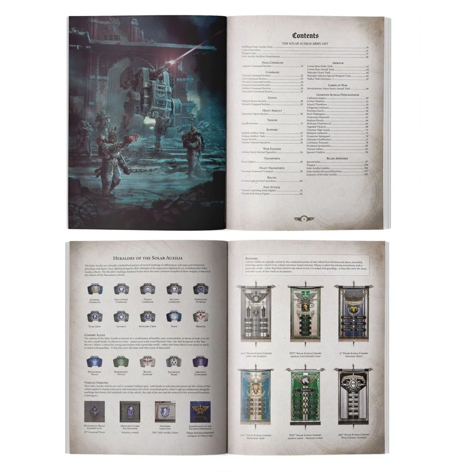 Warhammer: The Horus Heresy: Liber Auxilia: Solar Auxilia Army Book - Image 2