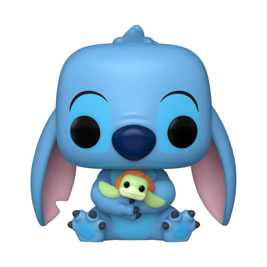 Lilo & Stitch #1353 - Stitch with Turtle Pop! Vinyl - Image 2