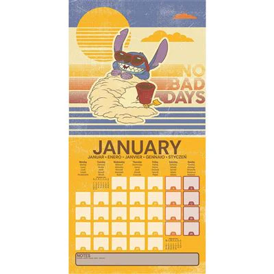 Lilo & Stitch - 2025 Square Wall Calendar - Image 2