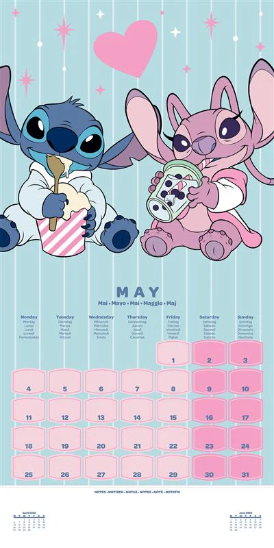 Lilo & Stitch - 2026 Square Wall Calendar - Image 3