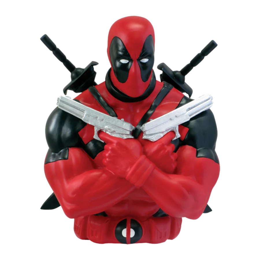 Marvel Comics - Deadpool Cross Pose Bust Bank