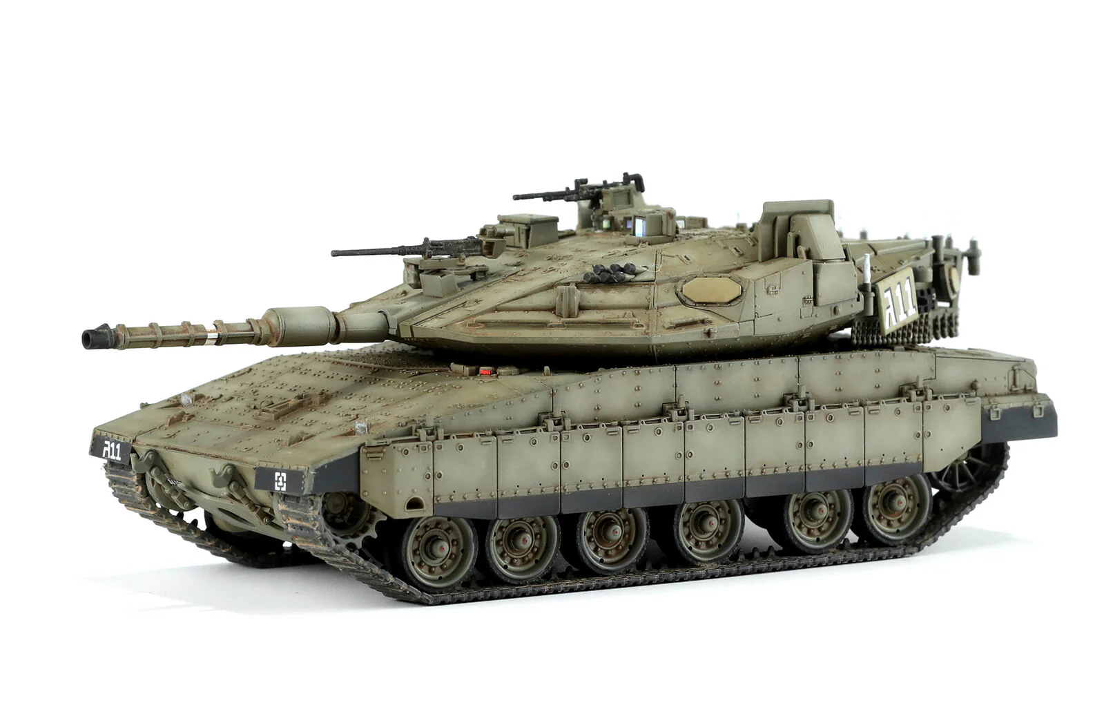 Meng 1/72 Israeli Main Battle Tank Merkava Mk.4M w/Trophy Active Protection System Plastic Model Kit - Image 2