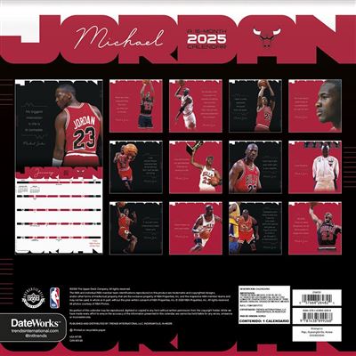 Michael Jordan - 2025 Square Wall Calendar - Image 3