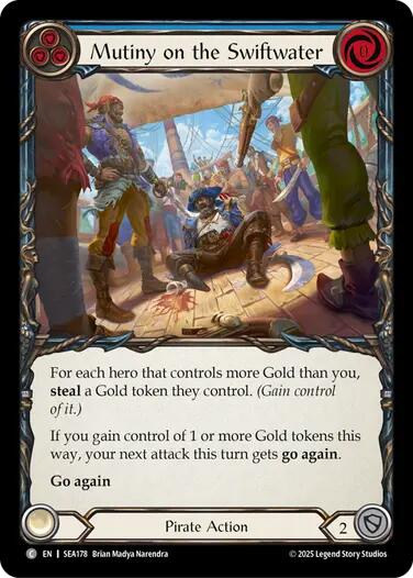 Mutiny on the Swiftwater [SEA178] (High Seas)  Rainbow Foil