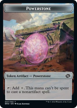 Myr // Powerstone Double-Sided Token [The Brothers' War Commander Tokens] - Image 2