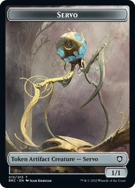 Myr // Servo Double-Sided Token [The Brothers' War Commander Tokens] - Image 2