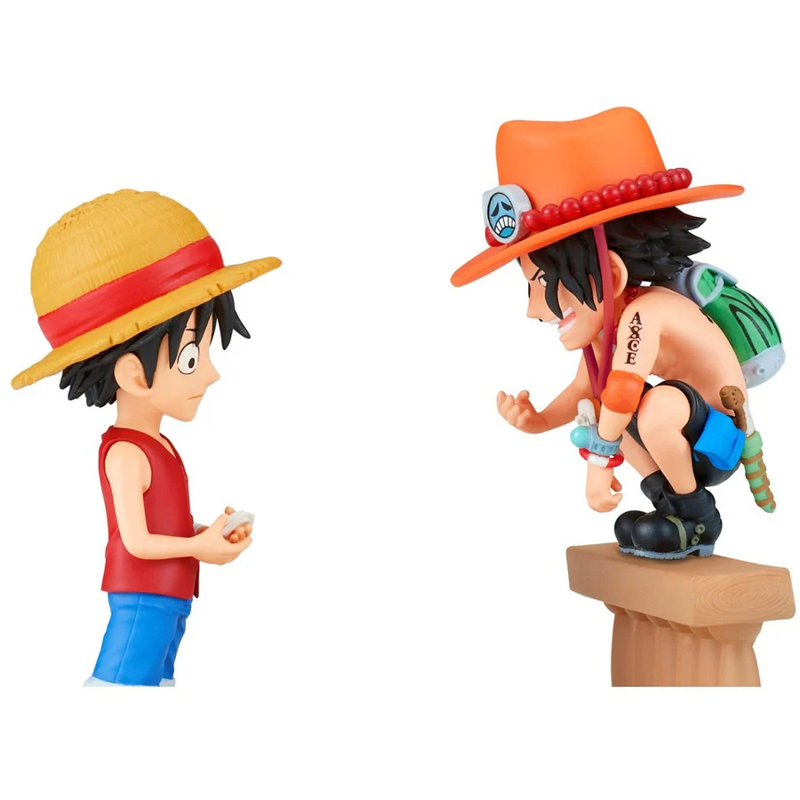 One Piece World Collectable Figure Log Stories - Monkey.D.Luffy & Portgas.D.Ace - Image 2