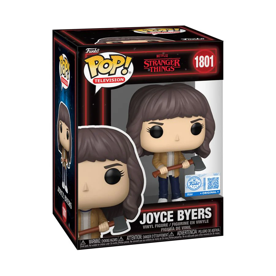 Joyce Byers with Axe #1801 Stranger Things Pop! Vinyl