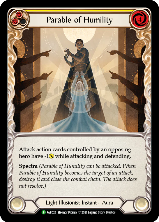 Parable of Humility [FAB025] (Promo)  Cold Foil