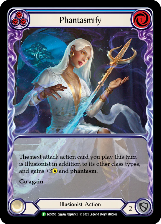 Phantasmify (Blue) [LGS056] (Promo)  Rainbow Foil