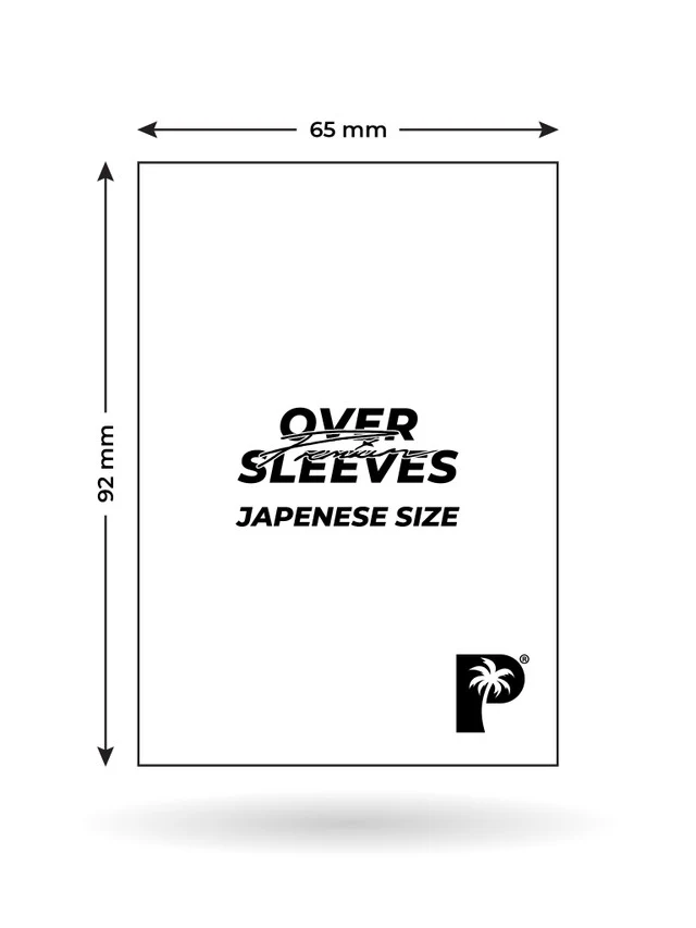 Premium Over Sleeves - Japanese Mini Size - Clear - Image 3