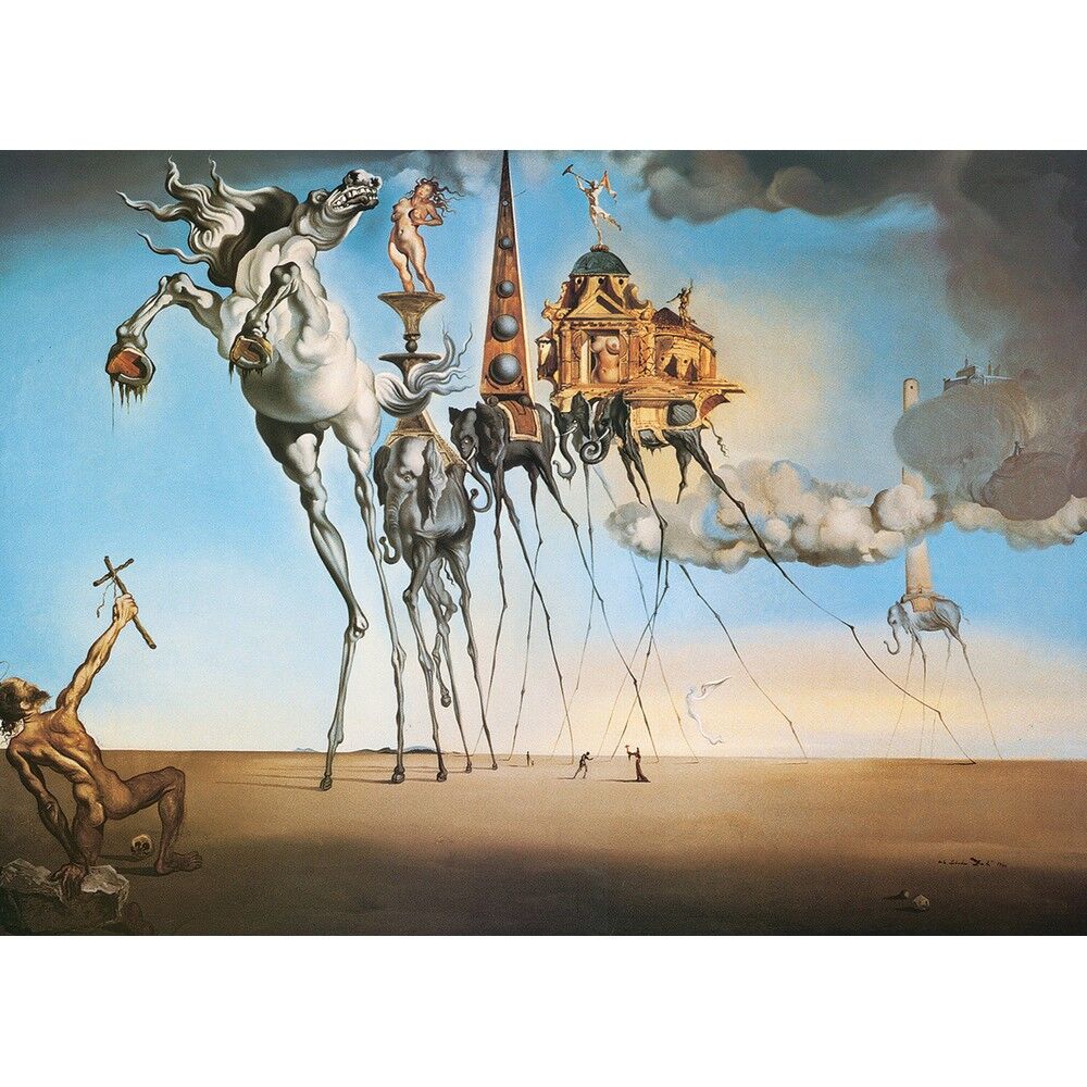 Puzzle - Eurographics - The Temptation of St. Anthony by Salvador Dali - Image 2