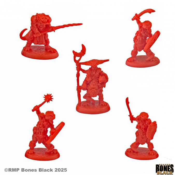 Reaper: Bones Black: Fire Newts (5)