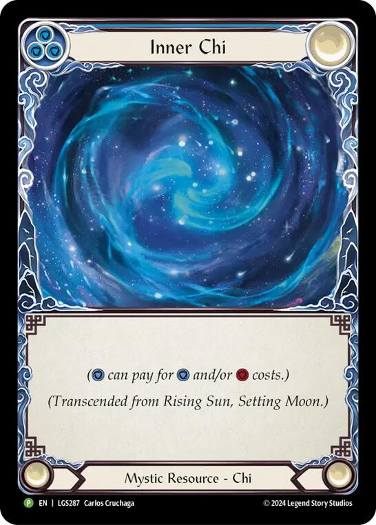 Rising Sun, Setting Moon // Inner Chi [LGS287] (Promo)  Rainbow Foil - Image 2