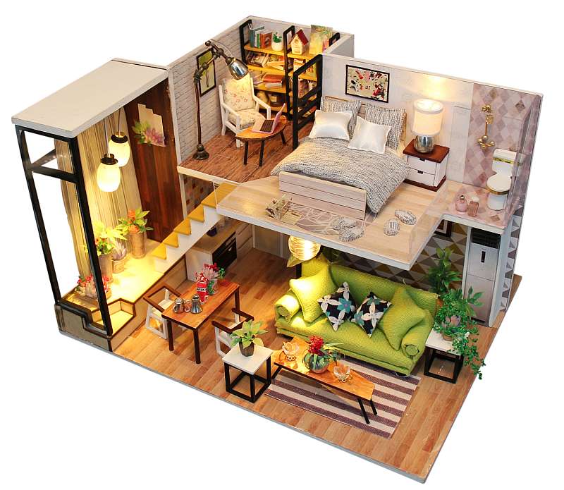 Romantic Nordic House DIY 3D Puzzle [M030]