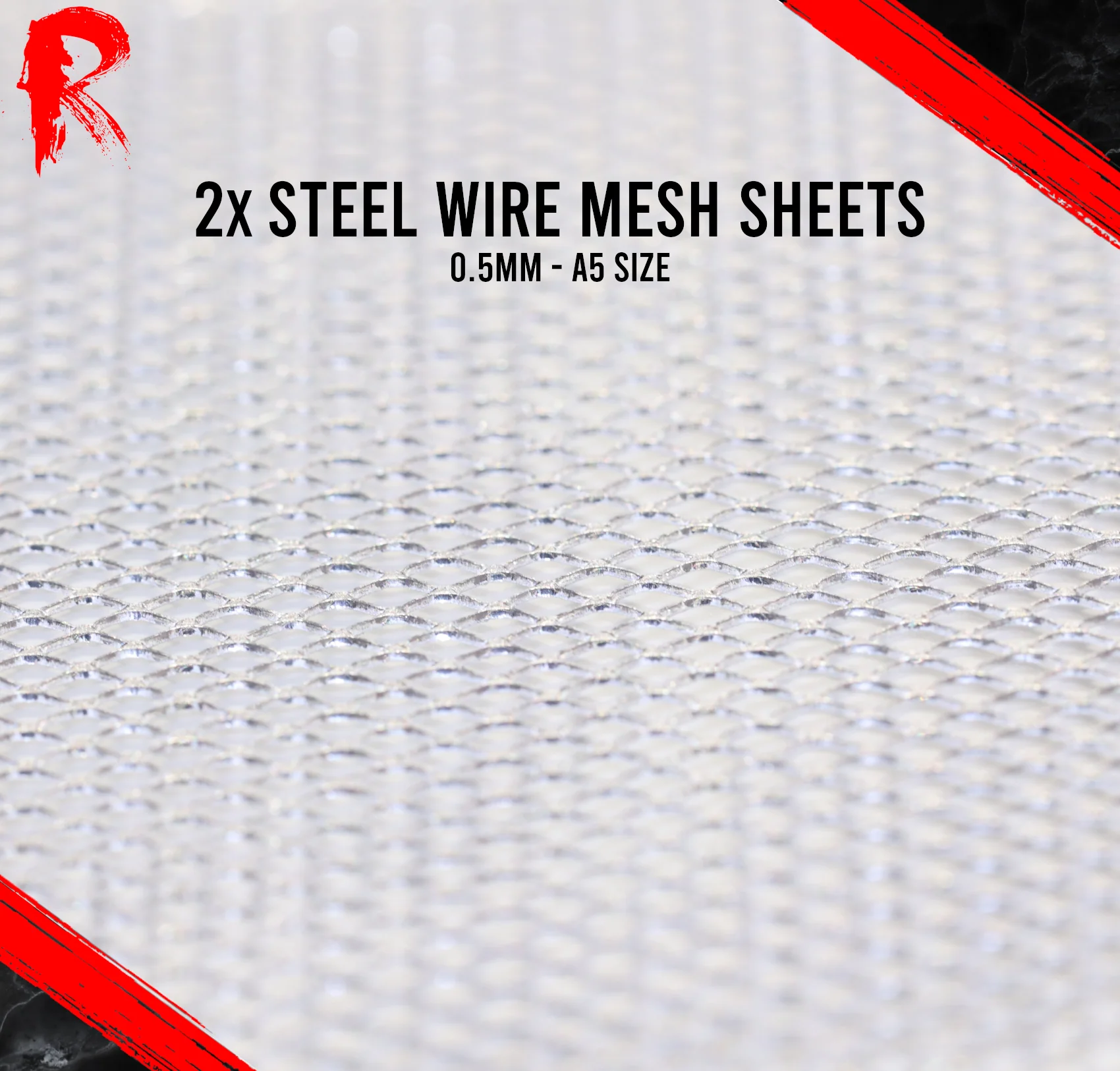 Ronin Games - 2x 0.5mm, A5 Steel Wire Mesh Sheets - Image 2