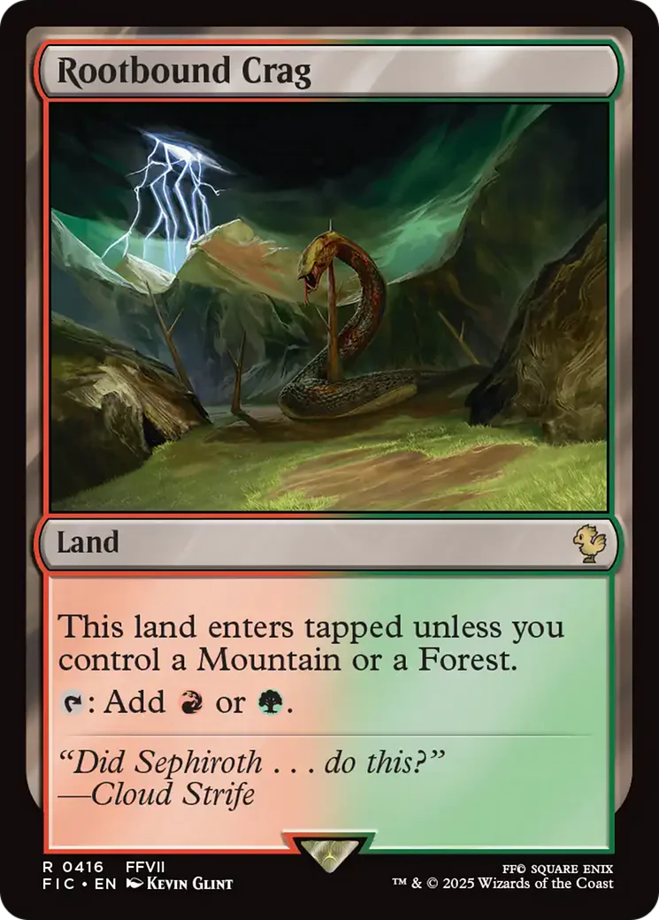 Rootbound Crag [FINAL FANTASY Commander]