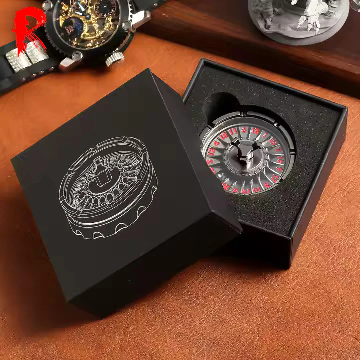 D20 Roulette Dice - Black with Red Writing - Ronin Games Dice - DT001 - Image 2