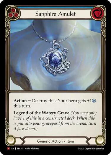 Sapphire Amulet [SEA197] (High Seas)