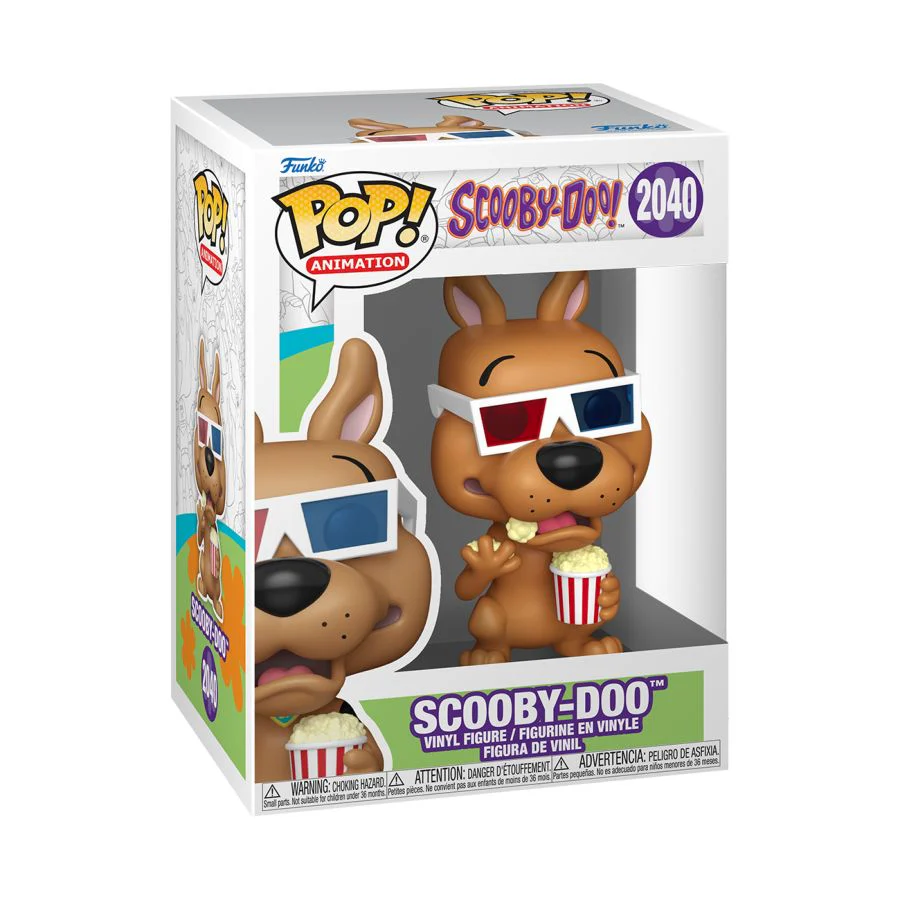 Scooby Doo (with 3D Glasses) #2040 Scooby Doo Pop! Vinyl