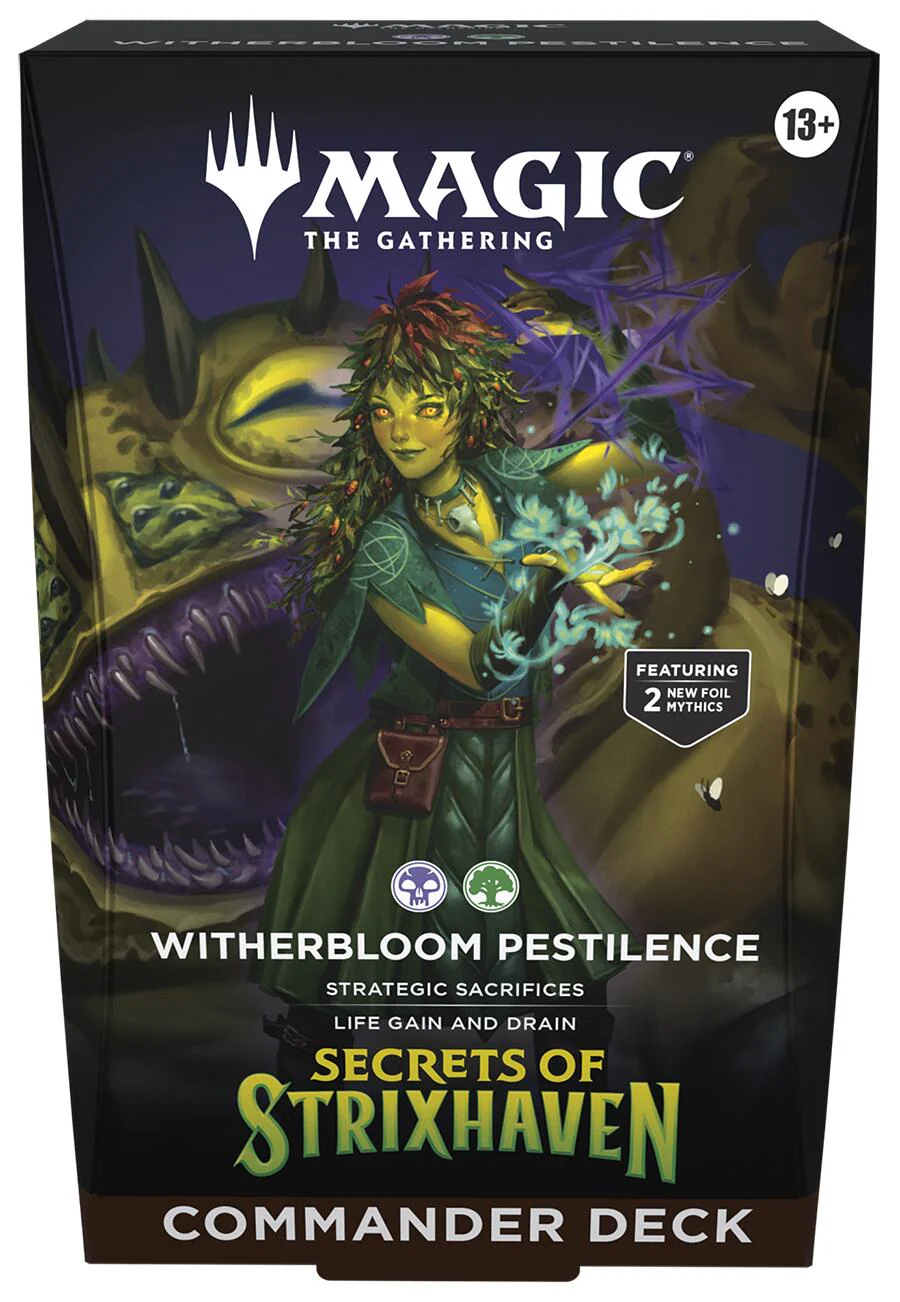 Secrets of Strixhaven Commander Deck - Witherbloom Pestilence - LOCAL PICK UP ONLY