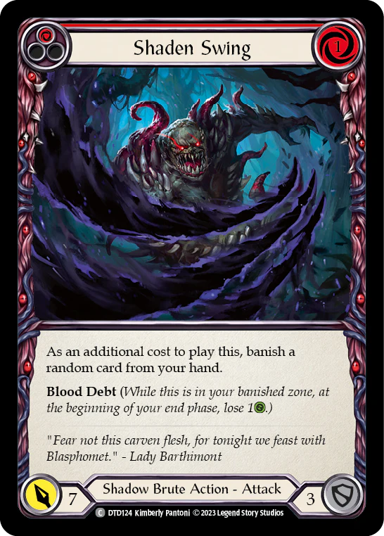 Shaden Swing (Red) [DTD124] (Dusk Till Dawn)