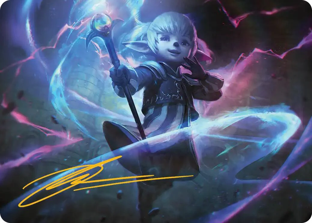 Shantotto, Tactician Magician Art Card (Gold-Stamped Signature) [FINAL FANTASY Art Series]