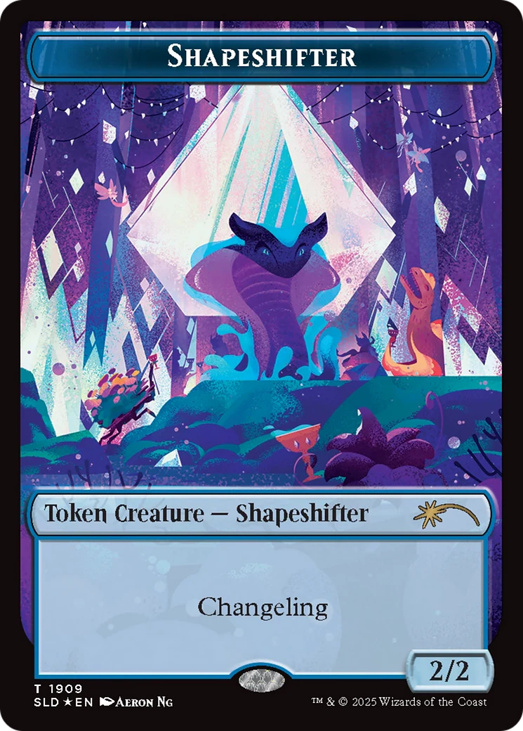 Shapeshifter Token (1909) (Double Rainbow Foil) [Secret Lair Drop Series]