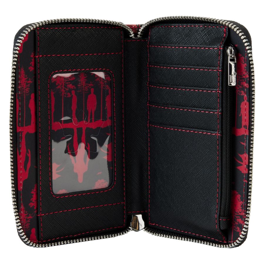 Stranger Things - Upside Down Shadows 4” Faux Leather Zip-Around Wallet - Image 3