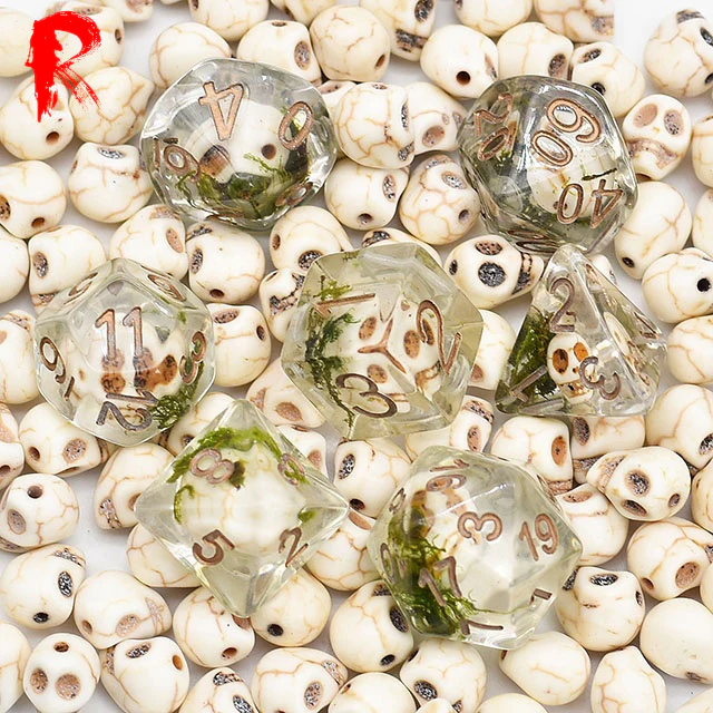 Skull Resin Dice RPG Set - Ronin Games - SA017 - Image 2