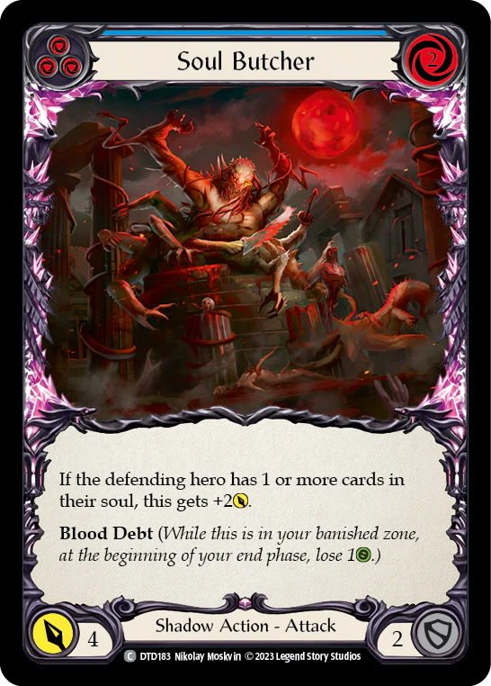 Soul Butcher (Blue) [DTD183] (Dusk Till Dawn)  Rainbow Foil