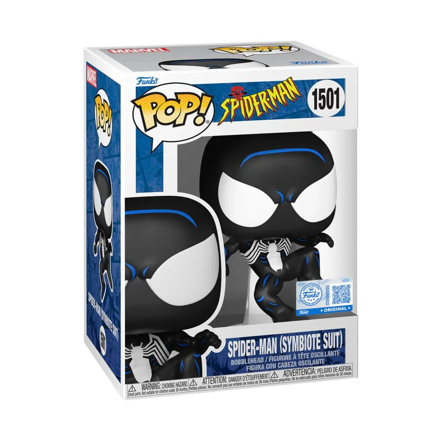 Spider-Man Symbiote Suit #1501 Spider Man: The Animated Series Pop! Vinyl